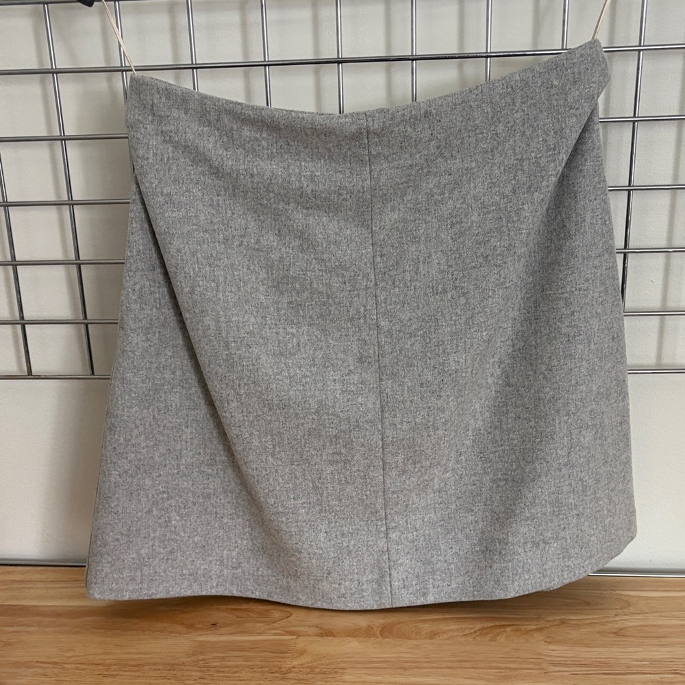 Wilfred Classic Gray A-Line Skirt
